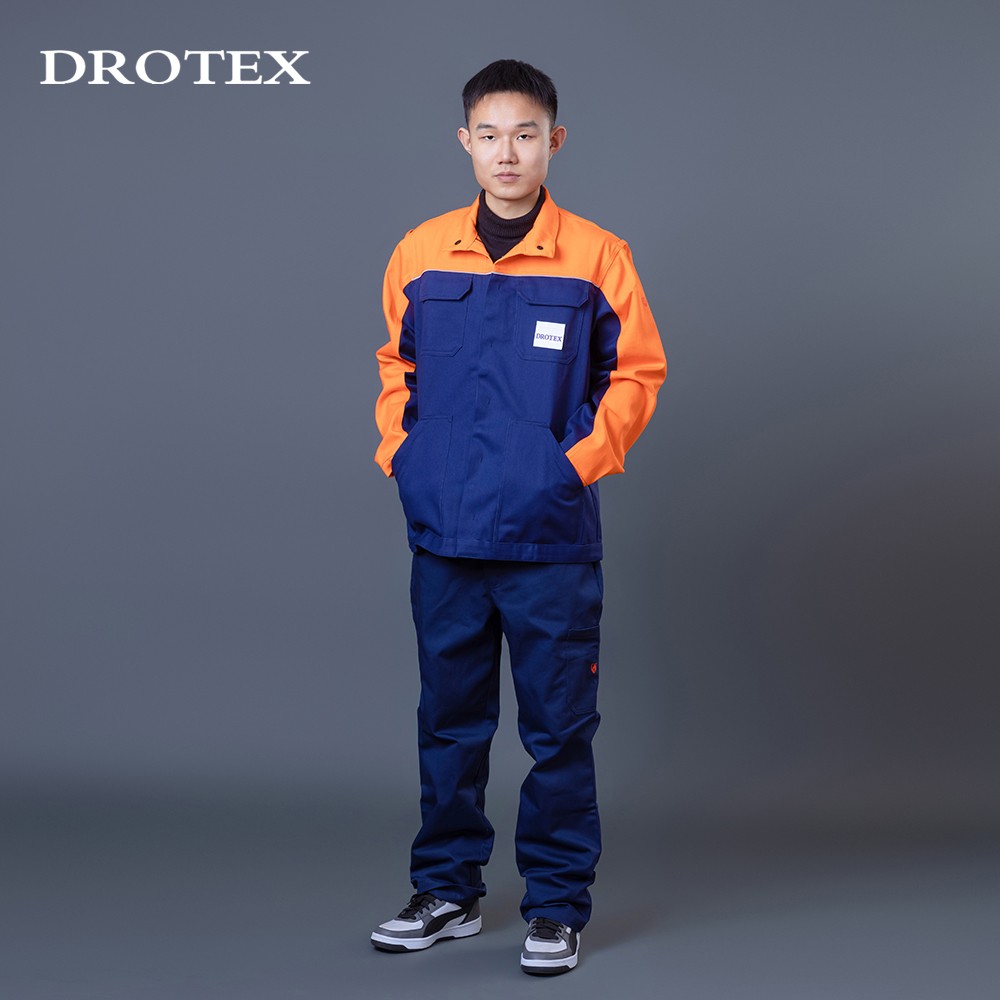 采矿维修工工作服套装夹克裤子阻燃耐磨工装